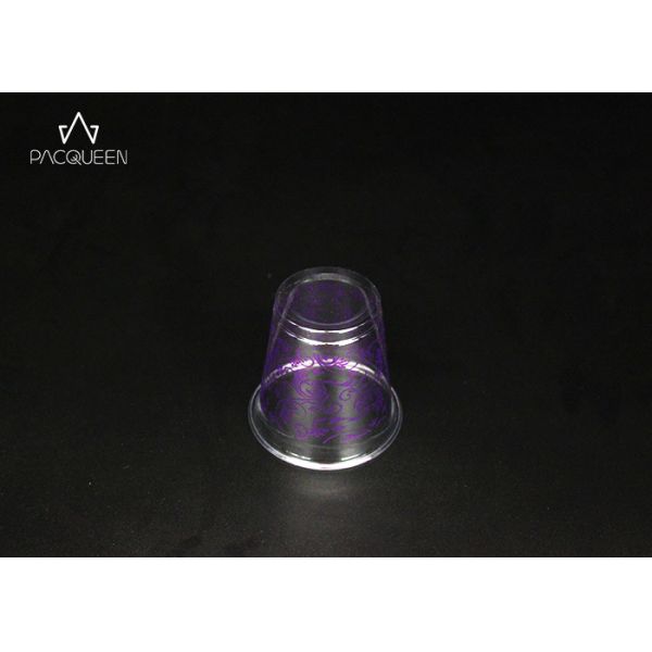 High Clarity To Go Iced Coffee Cups , Plastic Cold Cups Custom Logo