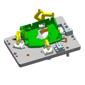 Compact Manual Hold Down Fixture Clamps OEM Fixture Clamps Cnc