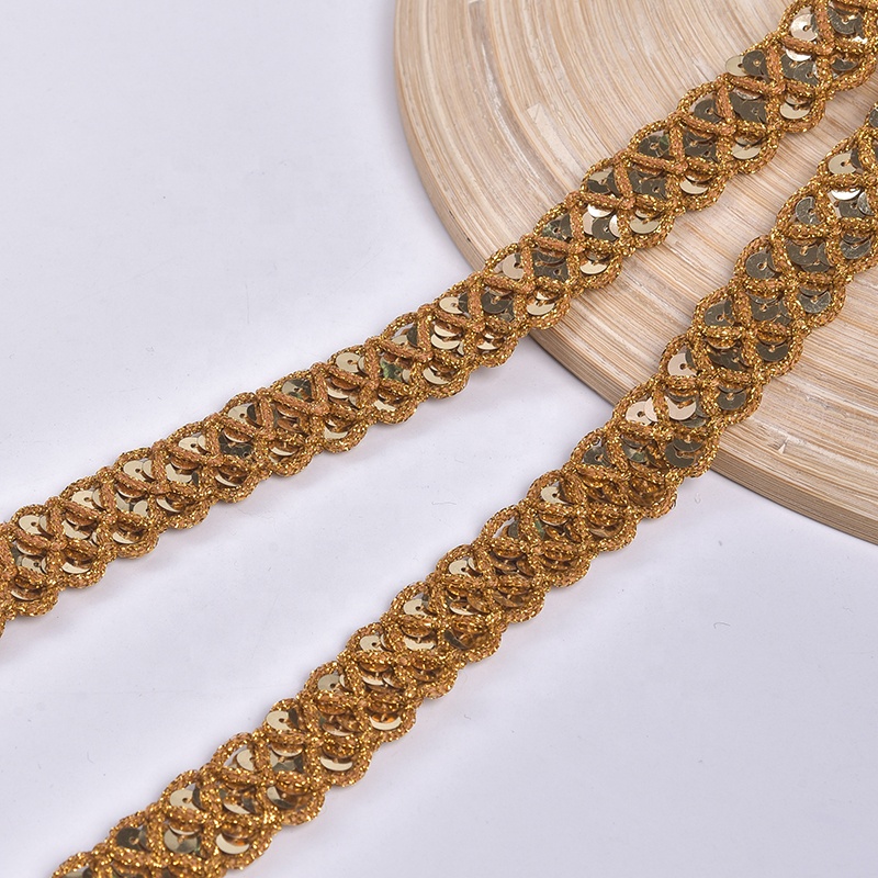 отделка ленты Sequin 2cm