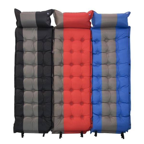Sleeping Pad for Camping, 3.5 Ultralight Camping Mattress with Built-in Pillow, Compact Insulated Waterproof S
