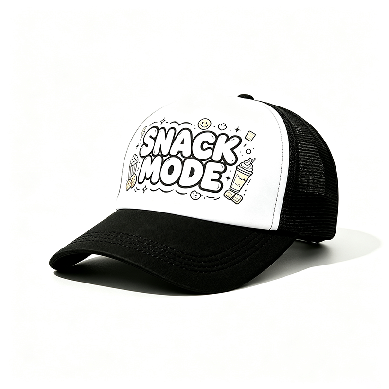 Curved 6 Panel Trucker Cap Plastic Snapback Closure Customized Ideal for Campaigns Team Uniforms and Casual Wear