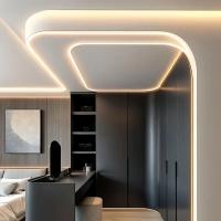 90 grados los 2.5m que el triángulo de 3M IP65 heló el canal del LED para la esquina llevaron el perfil de aluminio