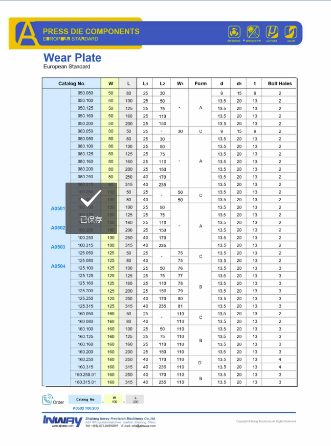 INW Sintered Wear Plate Following VDI 3357 Sintered Meterial Self Lubricating Bronze Bushings