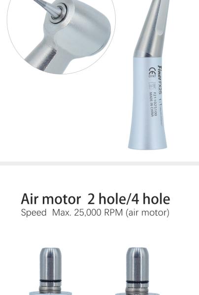 Unidade dental 0.3-0.35Mpa de Handpiece do nariz reto com motor de ar