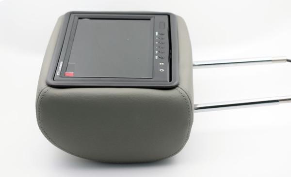 Grey Color Car Headrest Monitor DVD Player 8W Power Consumption Built In USB Port