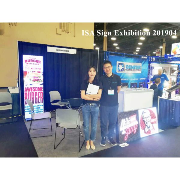 SMD1010 Indoor LED Poster Frame Wide Viewing Angle Meanwell Power Supply
