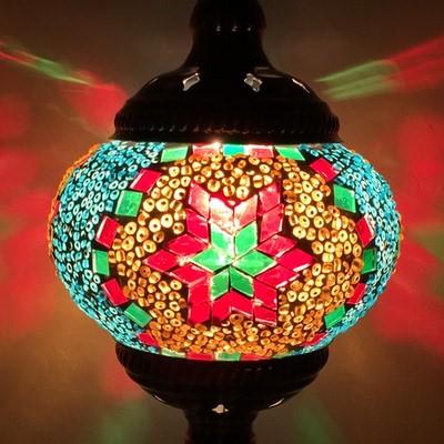 Mediterranean style Art Deco handmade Turkish Mosaic Pendant Lamp(WH-DC-18)