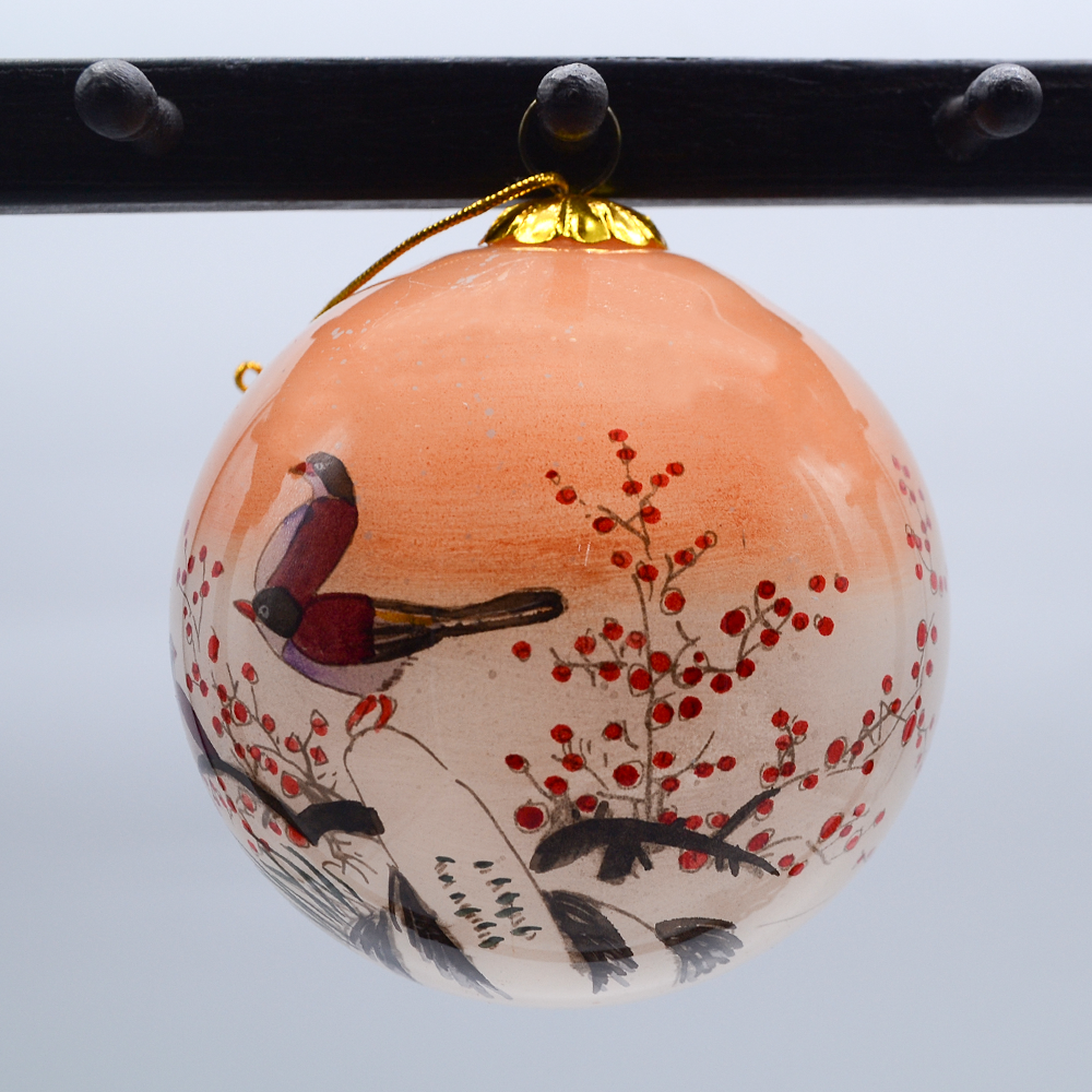 China Personalized  Inside Painted Christmas Christmas  Glass  Balls  Ornament  for Christmas