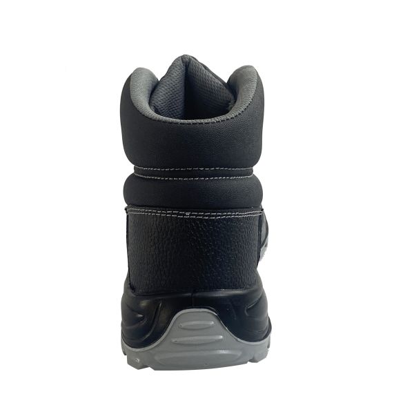 Men Women PU Injection Embossed Leather Lining Mesh PU Sole Safety Shoes With Puncture Resistant Work Boots