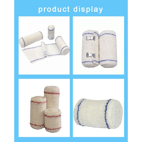 EO Sterile Elastic Cotton Crepe Spandex Surgical Dressing Bandage