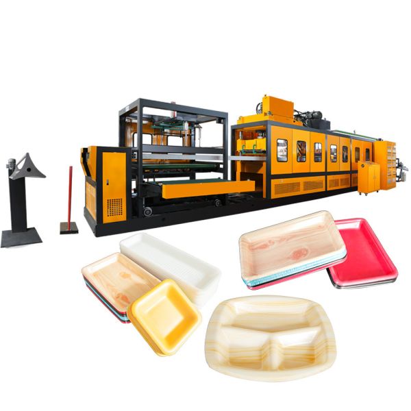 Biodegradable fast food container making machine for packaging food