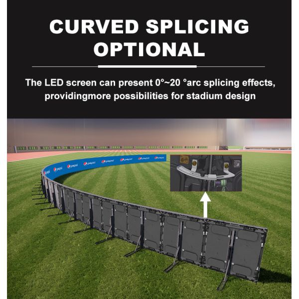 LED Stadium Screen with 2mm-10mm Pixels 960x960mm Module Size and 4000-5500 Brightness for Full-Color Video Wall