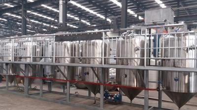 First-level Refining Stainless steel 4TPD small coconut oil refinery machine