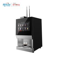 Máquina automática de café expresso inteligente com grãos frescos moídos