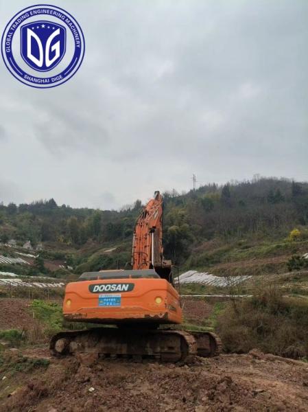DX370LC 37 toneladas Excavadora Doosan Usada Operação hidráulica suave Máquina hidráulica