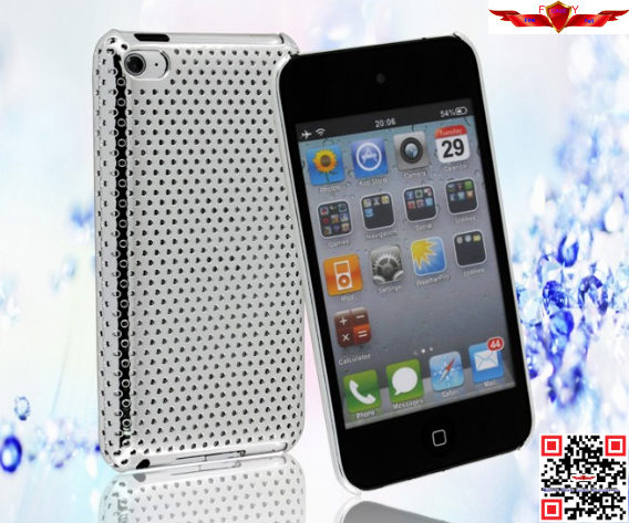 New Fashion Design Brand New Electroplating PC Cover Case For Ipod Touch 4 Multi Color