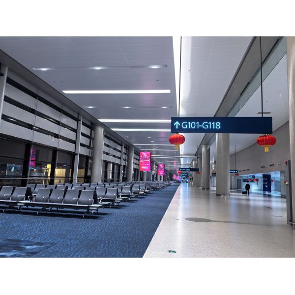 Panel de techo acústico de metal perforado de panal de aluminio de panal de miel