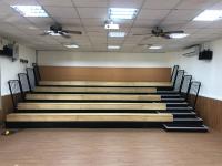 Assento de múltiplos propósitos de Hall Movable Timber Retractable Bleacher