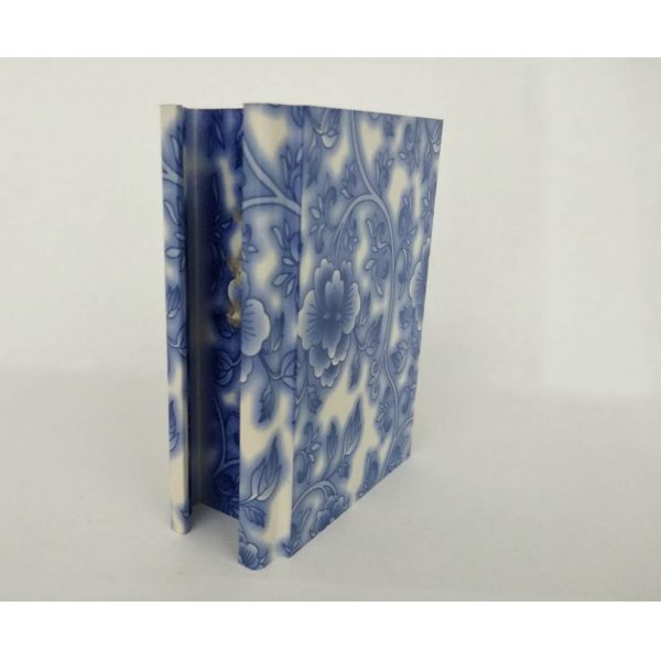 Blue And White Porcelain Aluminum Window Profiles , 6061 6063 T3 - T8 Extrusion Framing