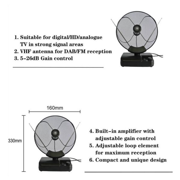 Долгосрочная антенна антенны ТВ 50ohm 5-28dBi сетноая-аналогов усиленная цифров с ракетой -носителем