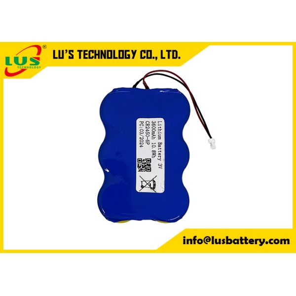 CR2450 in parallel CR2450-6P Customized 3V lithium button cell battery 3600mah cion cell