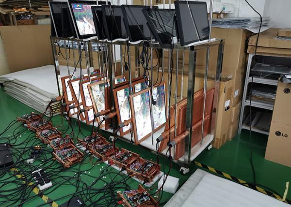 24inch double sided golden lcd display screen monitor double sided and three sided manufacturer