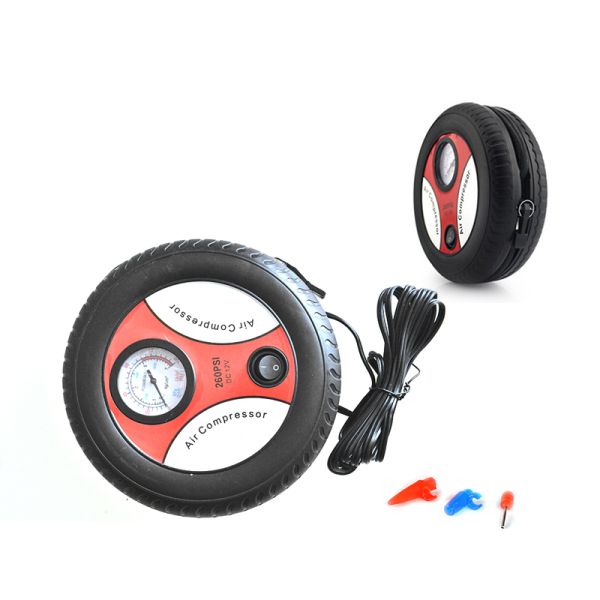 16*5cm Car Accessories Portable Plastic Inflator Pressure Tire Electric Air Compressors