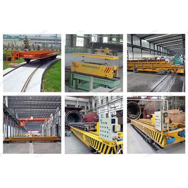 50 Ton Cable Drum Industrial Transfer Trolley For Heavy Industrial Materials