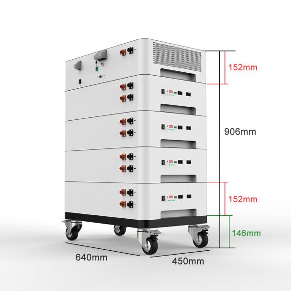 51.2V Lifepo4 Lithium Battery Storage System Multifunctional Stable