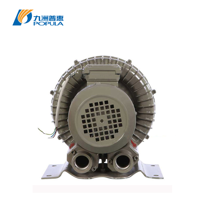 Oil Free Gas Vortex Blower Fan 30kPa Vacuum aluminum High Pressure Ring Blower