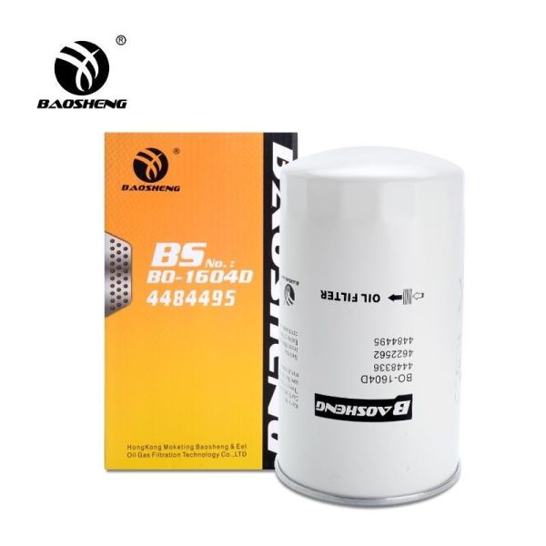 High Temperature Resistant Large Capacity Excavator Oil Filter 4448336 4484495 For HITACHI 210mm Engine Protection