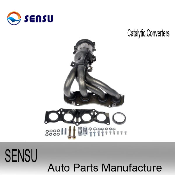 OEM SS409 Auto Exhaust Catalytic Converter Standard Size Toyota Fitment