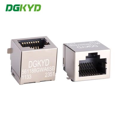 DGKYD561188GWA6SB1133 prise réseau RJ45 à port unique sans interface réseau à filtre SMT