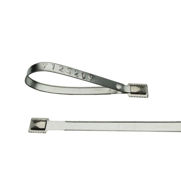 Embossed Railway Logistics Security Truck Seal with Pull Tight Locking Mechanism