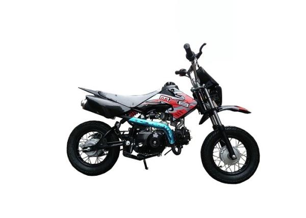 125cc Air Cooling Engine Gas Dirt Bikes Drum Brake 55km / H Max Speed