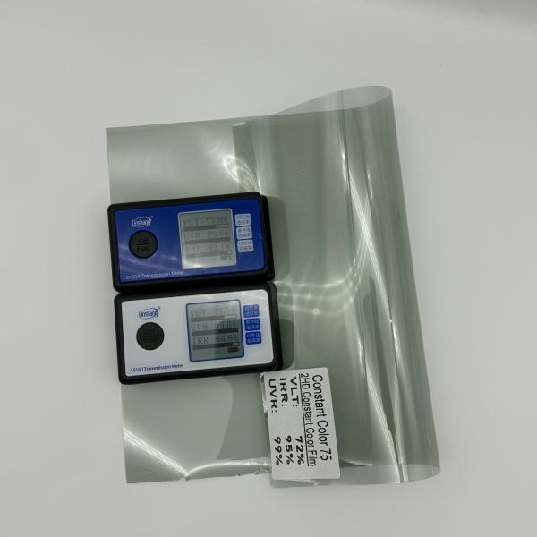 Couleur constante de NASIDO 75 vert clair UV et IR Rejection de la vitre de voiture solaire