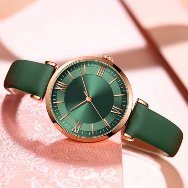 Nonscratch Women Quartz Wrist Watch Chronograph Watches 30M Life Waterproof