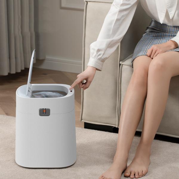 13L Drawstring Automatic Packing Slit Narrow Smart Plastic Waste Bin