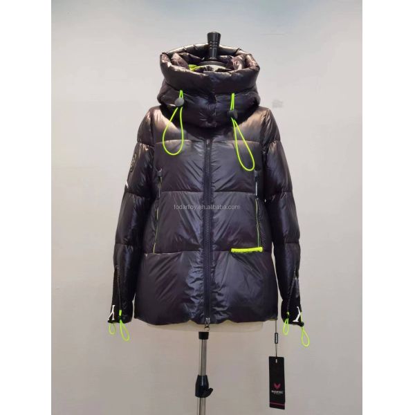 FODARLLOY Ladies Warm Hooded Cotton-padded Clothes Slim Long Down Winter Jackets Women Coats Woman Coat Elegant F22520