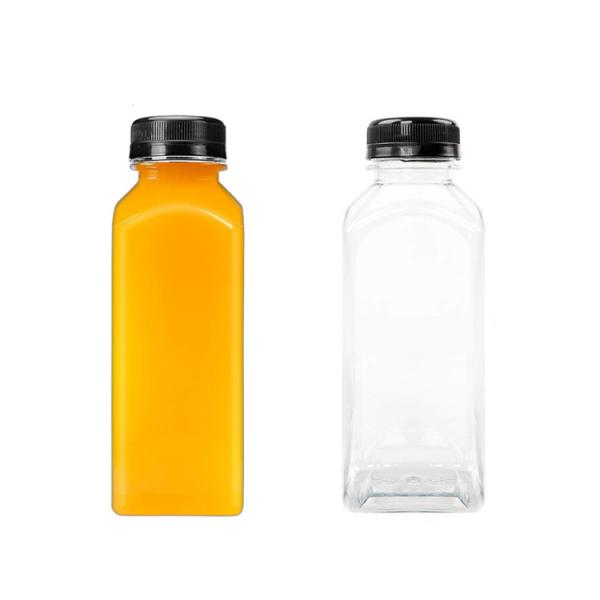 Screw On Lid And Handle Milk Tea Bottles For Modern Tea Companies