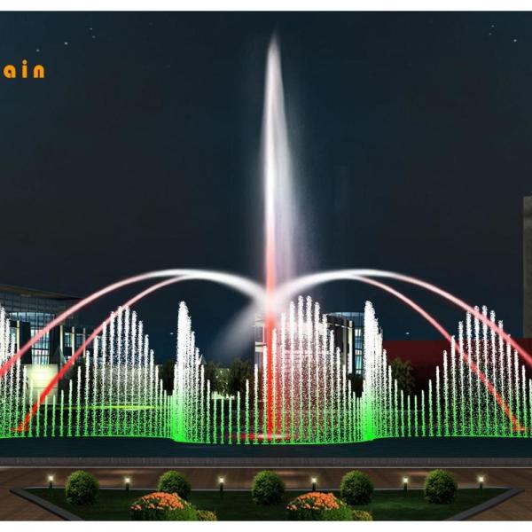 Producer custom made music water fountain
