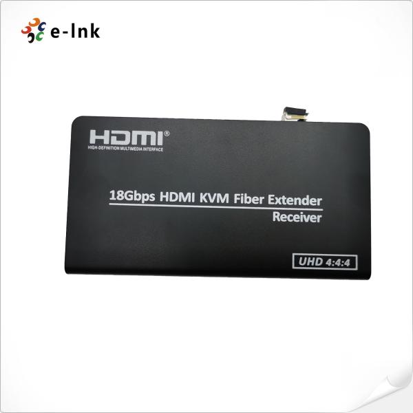 4K HDMI 2.0 KVM USB over Fiber Optic Extender
