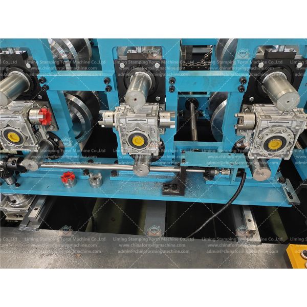 Automatic C Section Roll Forming Machine Hydraulic Cutting Steel