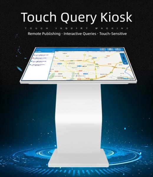 43 Inch Full HD Indoor Digital Signage With Stable K Shaped Base For Hotel Lobbies