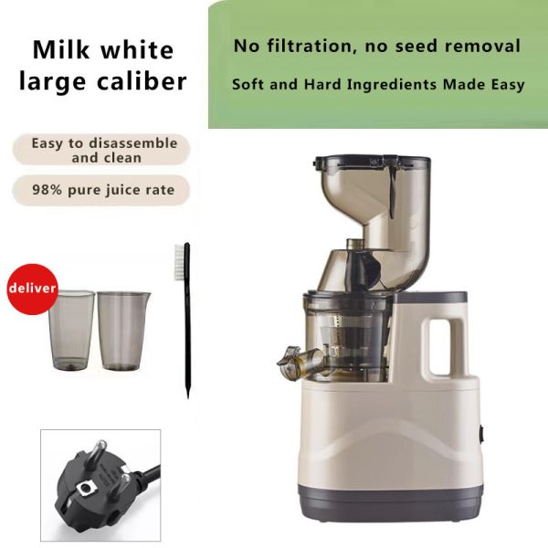 Slow Juicer Big Mouth Electric Household Vegetable Juice Multi-functional Squeezing Juicer