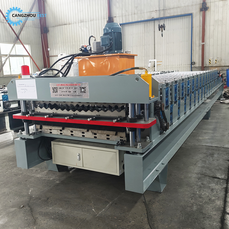 Peru Popular Color Steel Double Layer Tr4&988 Profile Making Roll Forming Machine