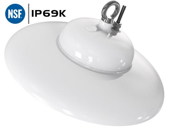 Food Industry Durable LED UFO High Bay Light NSF IP69K Certificated Excellent Heat Dissipation