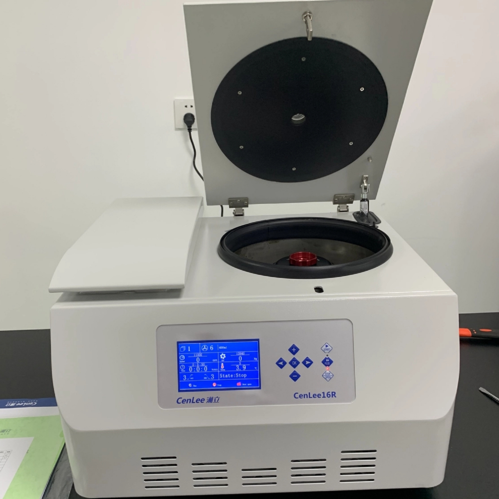 16600rpm 50ml 5ml Bench Top Refrigerated Centrifuge for Semen Component Separation -20-40C Laboratory Use Biological Research