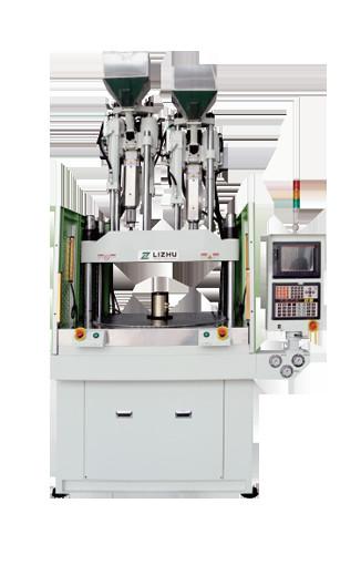 Rotary 200 Ton Multi Color Injection Molding Machine 110 Gram Automatic Moulding