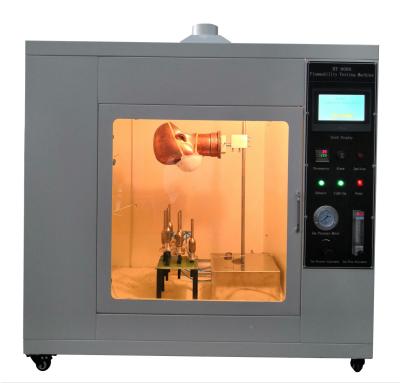 Verificador retardador 16CFR Part1610 da fama da máscara da máquina de testes do fogo ASTMF2100-19